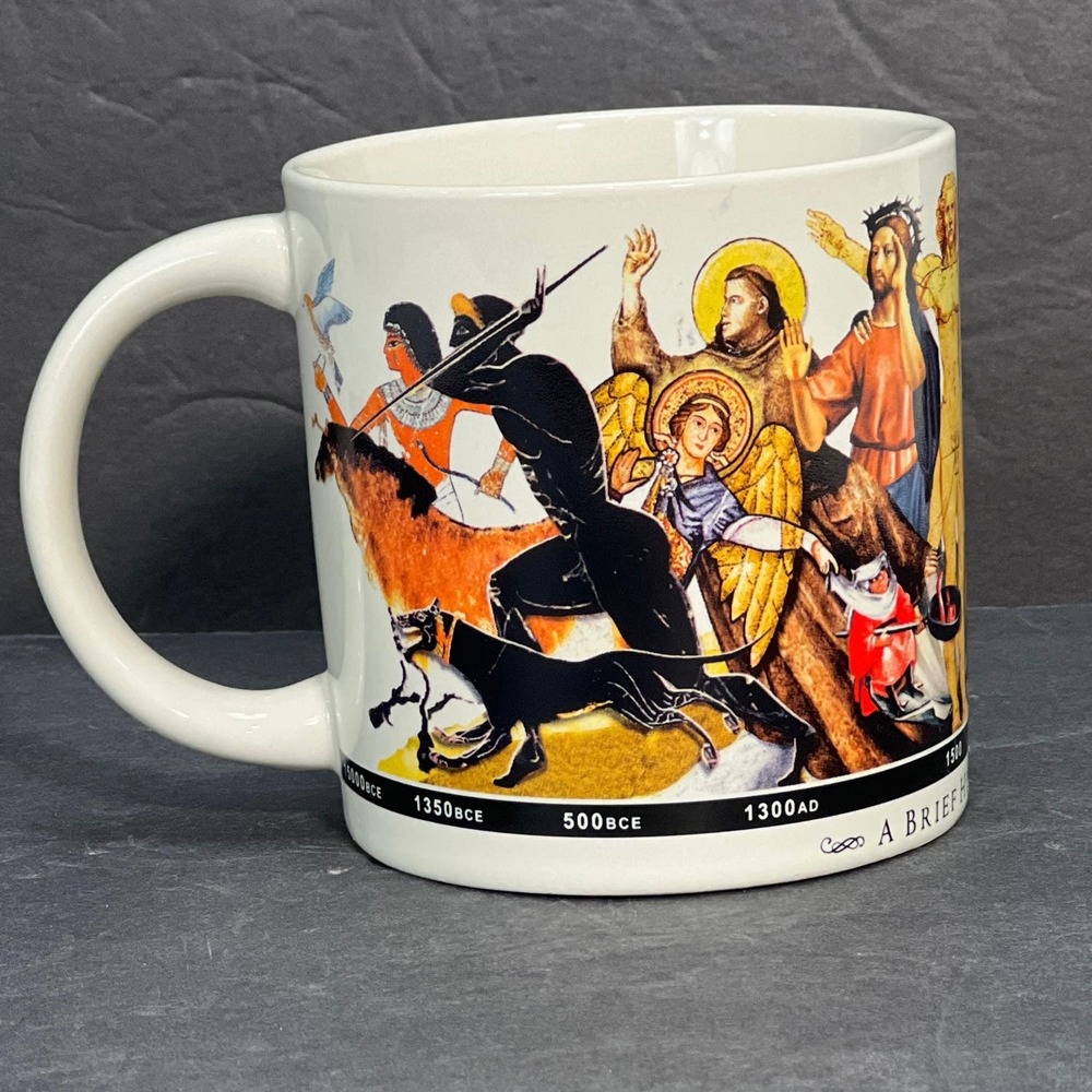 Brief History of Art Coffee Tea Mug From Ancient to Modern 14 oz